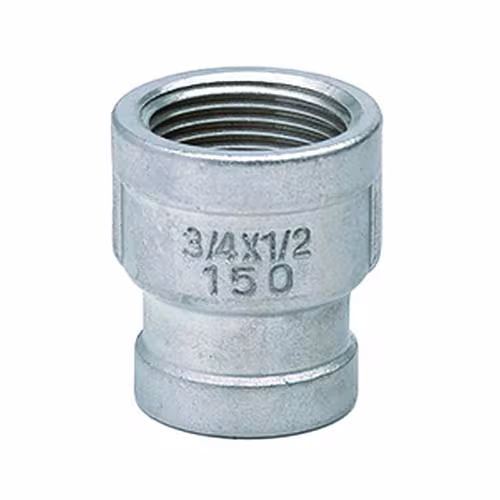 RVS reduceerhuls i/i nr. 240 1/2 x 3/8 inch (AISI 316) / PN16 van Atusa Atusa RVS verloophuls IG-IG nr. 240 (AISI 316) / PN16, RVS schroefdraadfittingen, art.nr. I240L032