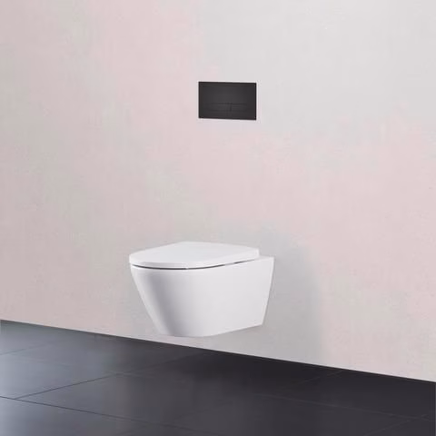 Duravit wandcloset 540 mm D-Neo Wit, randloos spoeltoilet, closetzitting met soft-close mechanisme, inclusief Durafix