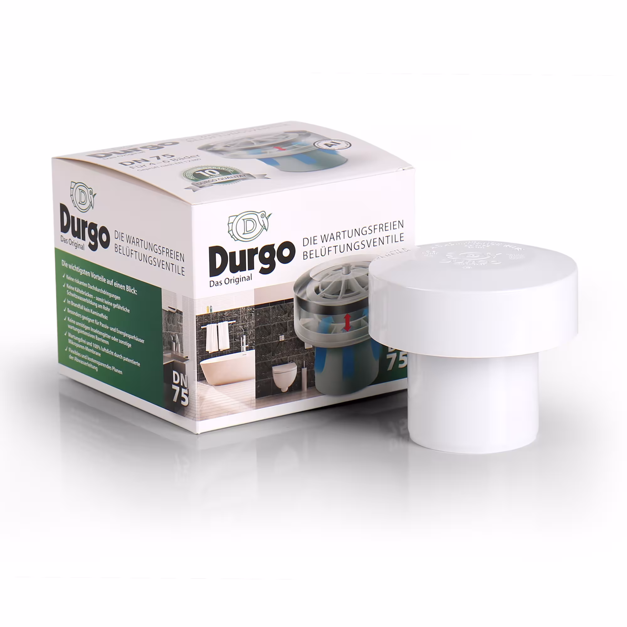 Durgo beluchter met steekaansluiting van het merk Durgo uit de categorie afvoerpijpbeluchter