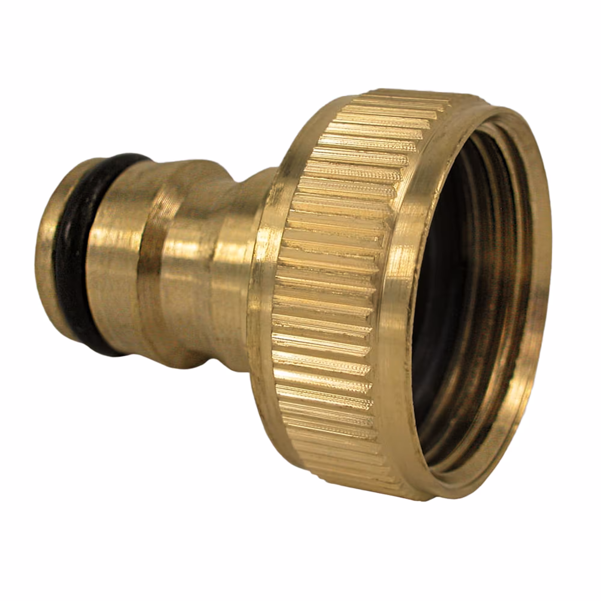 Kraanaansluiting met IG MS plug-in systeem van Puteus Kraanaansluitstuk met IG MS insteeksysteem, messing insteekkoppelingen