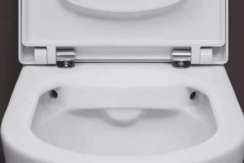 Duravit ME by Starck wandcloset, randloos, Durafix inbouwspoel, wit, inclusief closetzitting met soft-close mechanisme