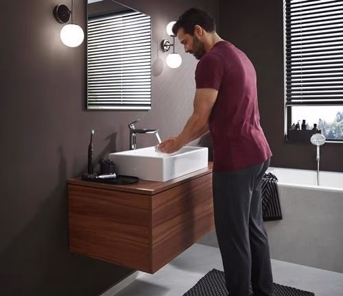 Hansgrohe ééngreeps wastafelmengkraan 240 TALIS E nominale breedte 15 zonder afloop chroom