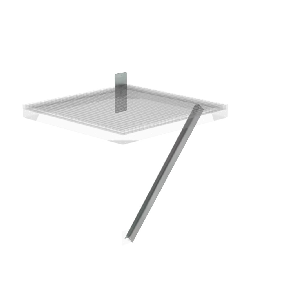 Munk flensplaat en steun voor verlengplatform uit de categorie Accessoires en reserveonderdelen voor hoogwerkers met artikelnummer 060953