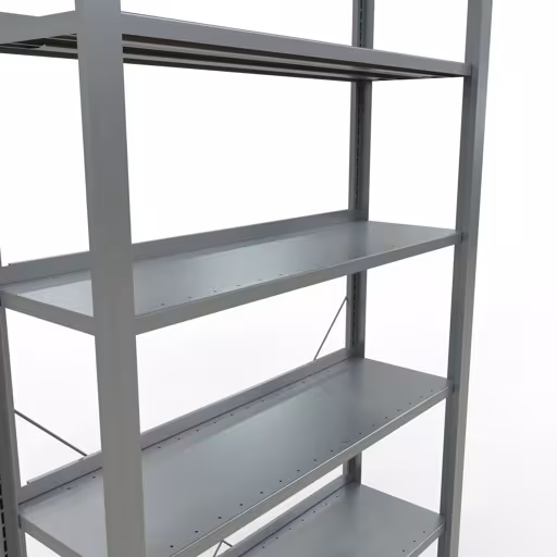Afbeelding nr. 14 van het artikel, kantoorrekken, insteeksysteem MULTIplus85, 2300 x 1000 x 300 mm, 7 legborden, verzinkt, met aanslaglijst uit de productgroep kantoorrekken van Schulte Lagertechnik