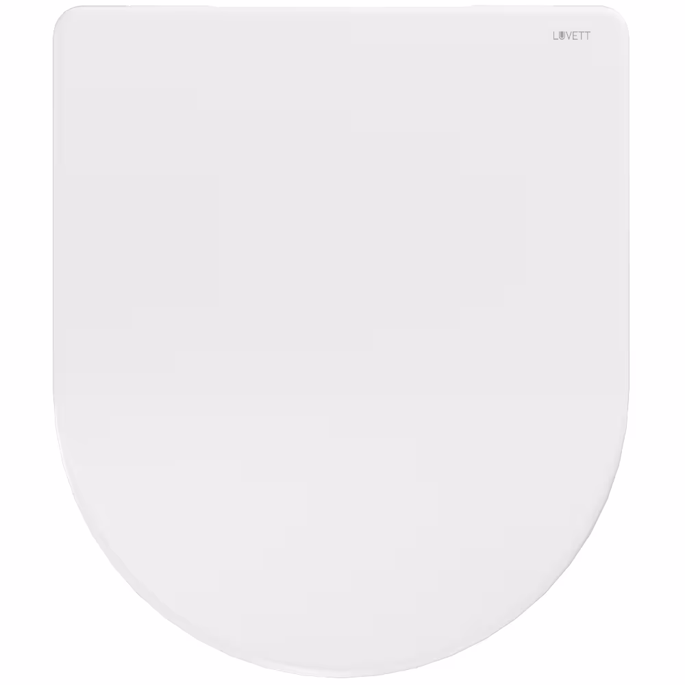 Figuur nr. 12 van het artikel Compacte toiletbril D700 wit D-vorm met softclose-mechanisme, onder andere ME van Starck, Laufen Pro uit de productgroep badkamerkeramiek van het merk LUVETT