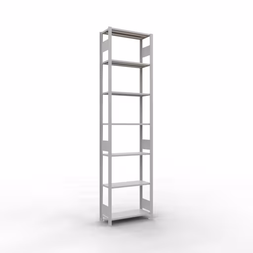 Productafbeelding nr. 14 van het artikel basisplank, legbord-insteeksysteem MULTIplus150, 3000 x 750 x 300 mm, 7 legborden, RAL 7035 lichtgrijs uit het insteeksysteem-assortiment van Schulte Lagertechnik
