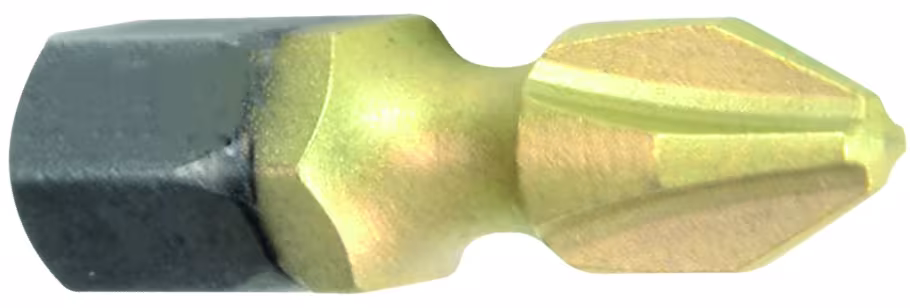 1/4" STAR bit L25mm PH3 ZrN verpakking van 10 stuks van PROJAHN met artikelnr. 1780003-10