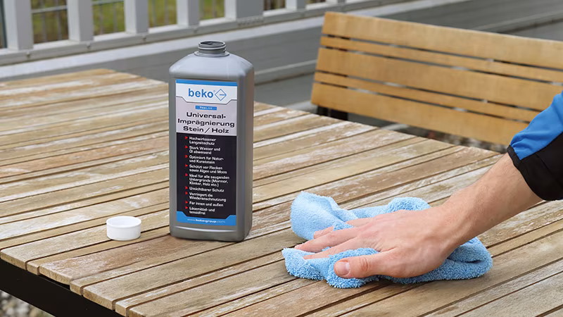 TecLine universele impregnering steen/hout 1 literfles Reinigen, Person, Drinnen, Innenarchitektur, Holz