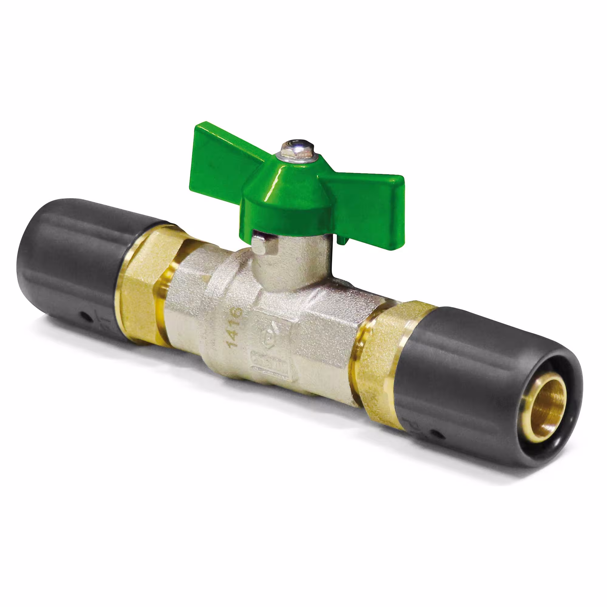 Plug-in kogelkraan voor drinkwater van Pipetec Insteekkogelkraan voor drinkwater, insteekkoppelingen