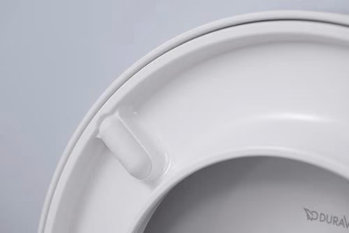Duravit ME by Starck wandcloset, randloos, Durafix inbouwspoel, wit, inclusief closetzitting met soft-close mechanisme