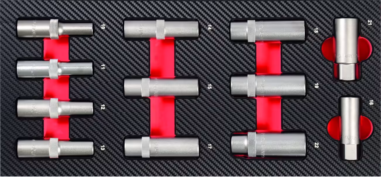 Dopsleutelinzetstuk 12 stuks 1/2" diepe moeren uit de categorie dopsleutelsets & losse onderdelen met GTIN 4000146594315 Insteekdopsleutelinzetstukken extra diep metrisch 12,5 van het merk PROJAHN uit de categorie dopsleutelsets & losse onderdelen