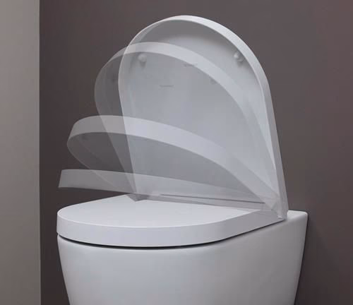 Duravit ME by Starck wandcloset, randloos, Durafix inbouwspoel, wit, inclusief closetzitting met soft-close mechanisme