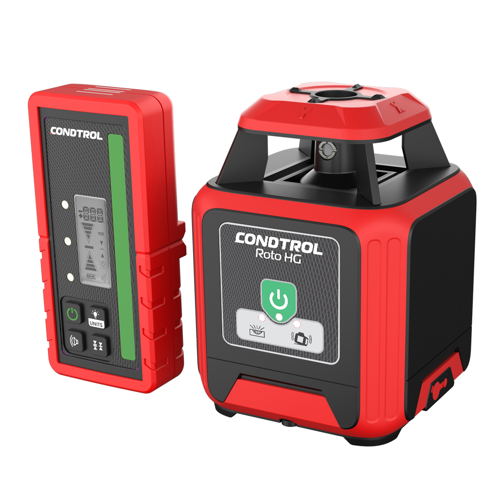 Horizontale roterende laser met GROENE laserstraal Roto HG