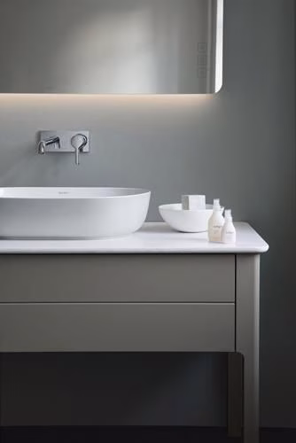 Duravit C.1 monoknop wastafelmengkraan, inbouwuitloop 225 mm, zonder bedieningshendel, chroom Hansgrohe