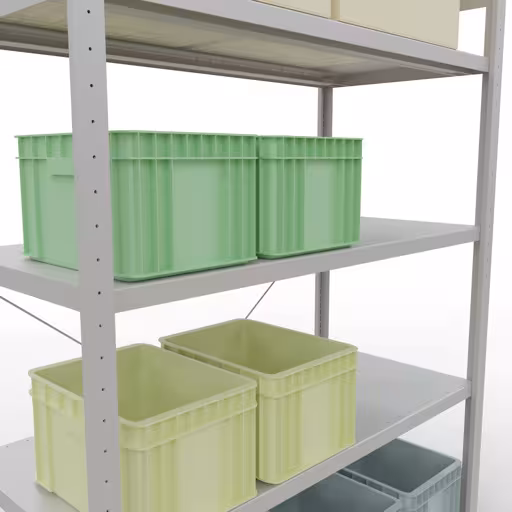 Figuur nr. 11 van het artikel insteeksysteem basisplank 2000x1300x600 mm, type 250 kg, lichtgrijs uit de productgroep insteeksysteem van het merk Schulte Lagertechnik.