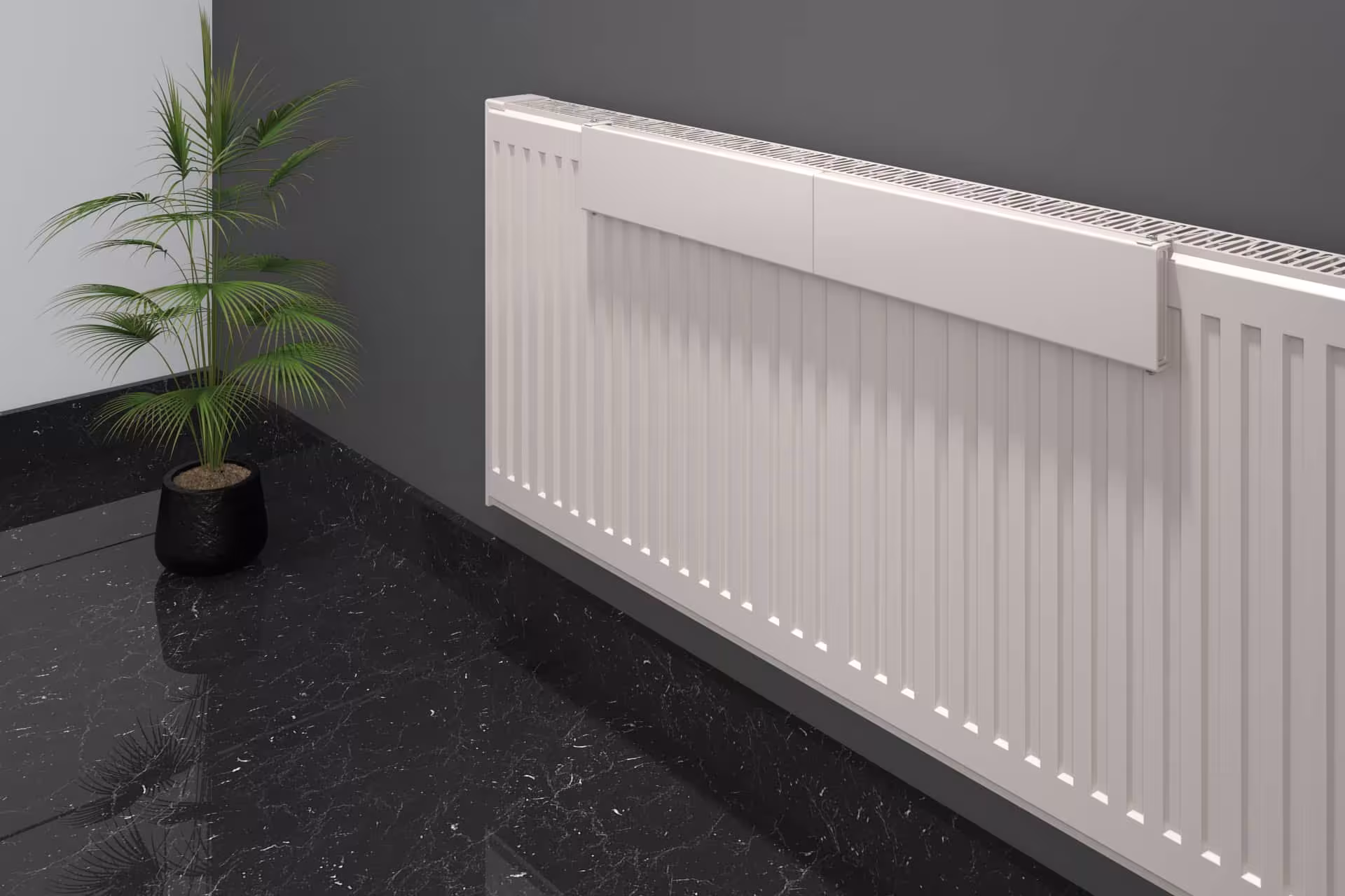 MERT Design universele wasdroger 740x90x20 mm, voor radiatoren van MERT met art.nr. W-HOUDER-BLE-74