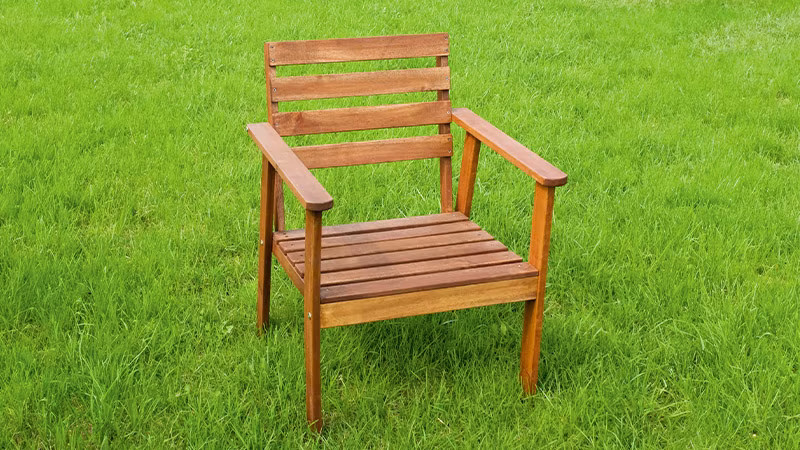 TecLine houtverzorgingsolie 1 liter Gras, Stuhl, Gebeiztes Holz, Holz, Rasen