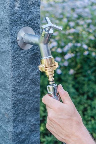 Detailbild 4075890 Übergangsstück GEKA plus Messing verchromt Klaue und Stecker GEKA