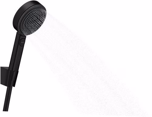 Detailbild 4049325 Hansgrohe doucheset PULSIFY SELECT 105 3 straals Relaxation doucheslang 1,25 m mat zwart