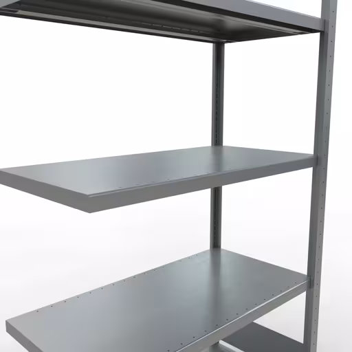 Figuur nr. 8 van het artikel aanbouwrekken, legbordstellingen, insteeksysteem MULTIplus250, 2000 x 1000 x 500 mm (HxBxD), 5 legborden, verzinkt uit de productgroep insteeksysteem van het merk Schulte Lagertechnik.