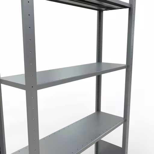 Basisplank, legplank, insteeksysteem MULTIplus150, 2000 x 1000 x 300 mm (HxBxD), 5 legborden, lengtestangen, verzinkt uit de categorie basisplanken met de GTIN 4004514279477 Basisplank, legbord, insteeksysteem MULTIplus150, 2000 x 1000 x 300 mm, 5 legborden, lengtestangen, verzinkt van Schulte Lagertechnik uit het assortiment insteeksysteem