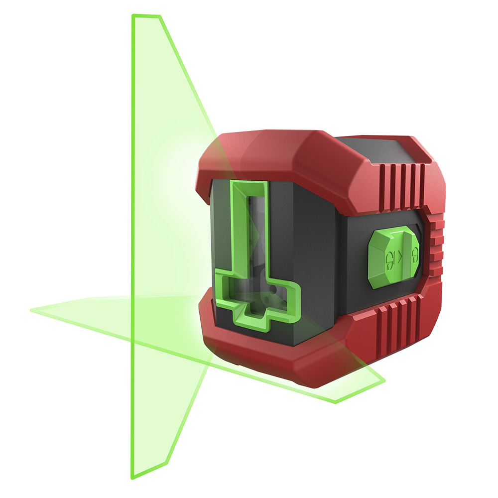 Kruislijnlaser QB Green Set