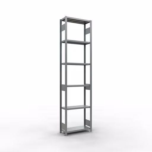 Figuur nr. 13 van het artikel basisrek, legplank, insteeksysteem MULTIplus250, 3000 x 750 x 300 mm, 7 legborden, lengtestangen, verzinkt uit de insteeksysteem productgroep van Schulte Lagertechnik.