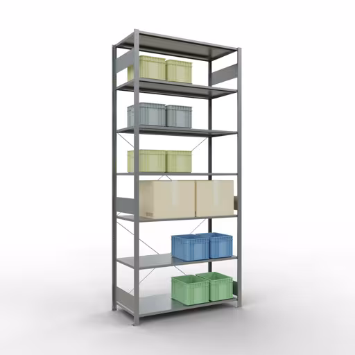 Productafbeelding nr. 13 van het artikel insteeksysteem basisplank 3000x1300x600 mm, type 150 kg, verzinkt uit het insteeksysteem assortiment van Schulte Lagertechnik
