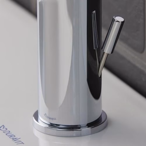 Duravit B.1 monoknop wastafelmengkraan M met trekstang, chroom Hansgrohe