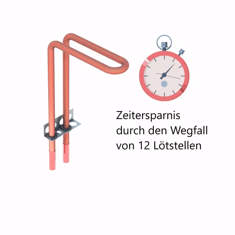 Verwarmingsbox1 C- en L-vorm voor ø15 mm Cu-buis uit de categorie radiatormontage en aansluitingen met GTIN 0 Verwarmingsbox1 C- en L-vorm voor ø15mm Cu-buis van het merk Ortwein uit het radiatorassortiment