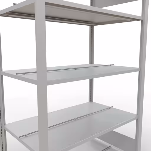Afbeelding nr. 17 van het artikel, kantoorrekken, insteeksysteem MULTIplus150, 1800 x 1000 x 600 mm, 5 planken, met middenaanslag, lichtgrijs uit de productgroep kantoorrekken van Schulte Lagertechnik