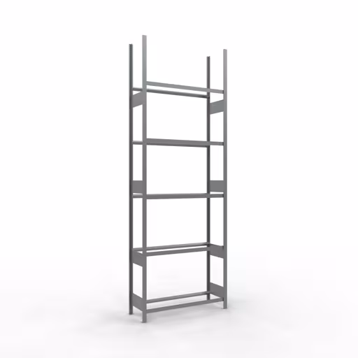 Figuur nr. 13 van het artikel basisrek, wielen-/bandenrek, 3500 x 1200 x 400 mm, verzinkt, 5 opslagniveaus met 150 kg vakbelasting per niveau uit de productgroep stellingrekken van Schulte Lagertechnik.