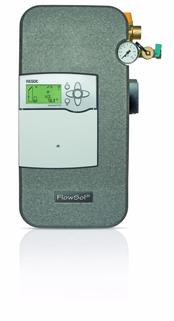 FlowSol(R) B HE - BX tweestrengs zonnestation van RESOL RESOL FlowSol(R) B HE - tweedraads zonnestation, 2-draads zonnestation, art.nr. 29002260