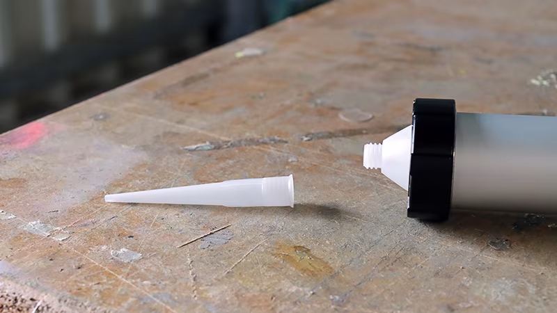 Adapter voor buisvormige zak incl. patroontip, in blisterkarton Flasche