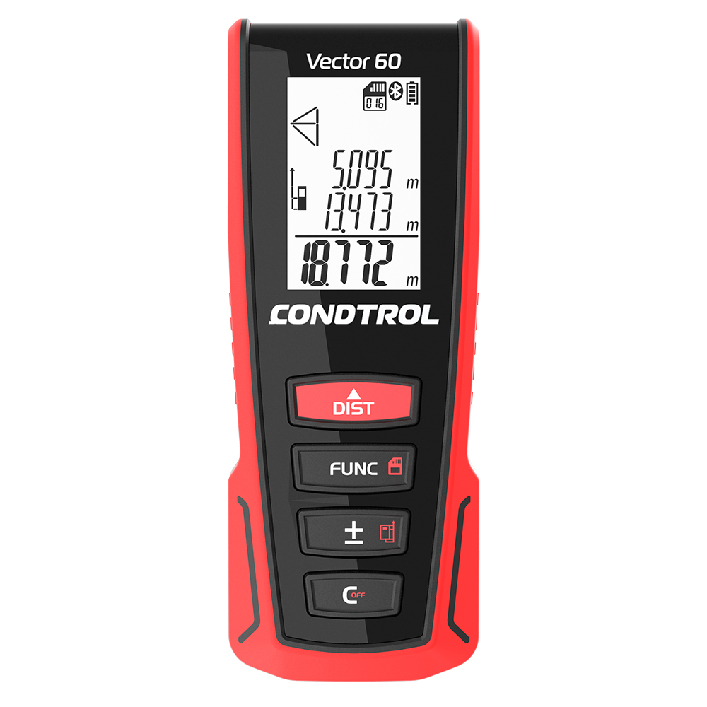 Vector 60 laser afstandsmeter van het merk Control Vector 60 laser afstandsmeter uit de categorie laser afstandmeters met artikelnummer 1-4-104