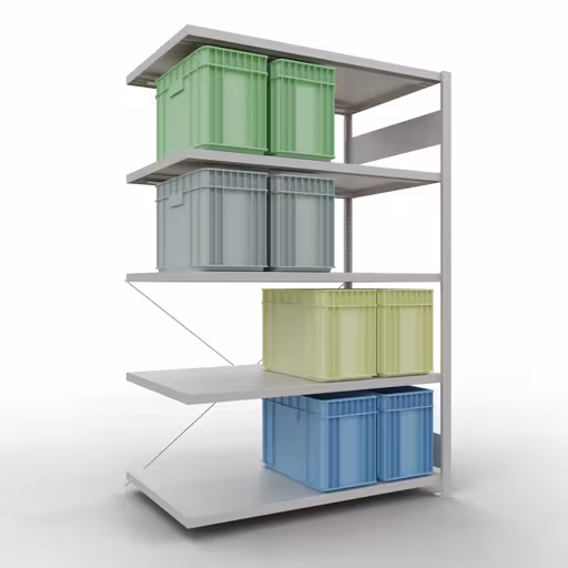 Figuur nr. 10 van het artikel insteeksysteem opzetplank 2000x1300x800 mm, type 250 kg, lichtgrijs uit de productgroep insteeksysteem van het merk Schulte Lagertechnik.