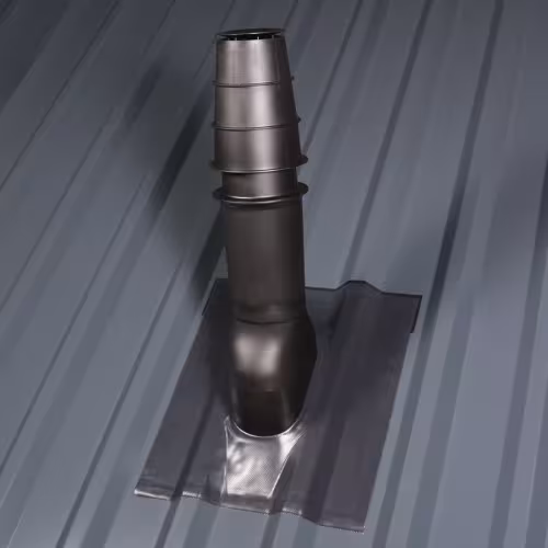 Universele afvoerpijpdoorvoer ø 110 mm grijs, mof 56 x 50 cm uit de categorie steile dakdoorgangen met de GTIN 4027822839683 Universele uitlaatpijpdoorvoer van het merk Klöber uit de categorie steile dakdoorgangen