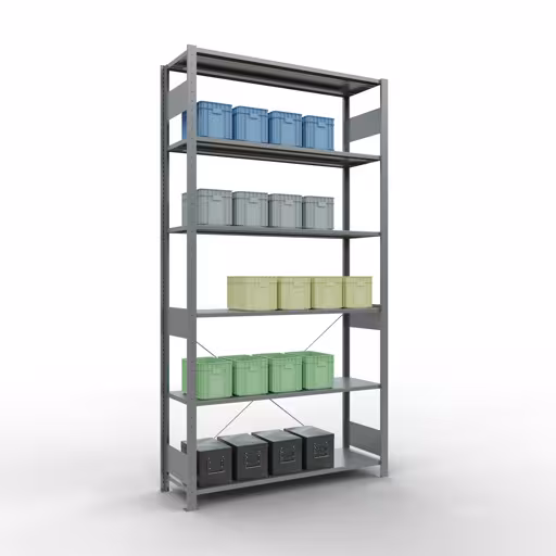 Productafbeelding nr. 14 van het artikel insteeksysteem basisplank 2500x1300x400 mm, type 150 kg, verzinkt uit het insteeksysteem assortiment van Schulte Lagertechnik