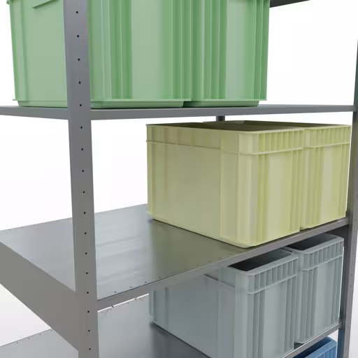 Insteeksysteem basisplank 2500x1300x800 mm, type 150 kg, verzinkt van Schulte Lagertechnik uit het assortiment insteeksysteem