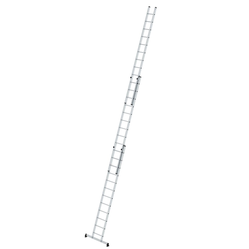 Munk 3-delige uitschuifladder met Nivello® dwarsbalk uit de categorie uitschuifladders en touwladders, artikelnummer 020612