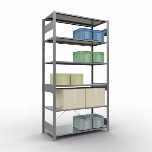 Productafbeelding nr.6 van het artikel insteeksysteem basisplank 2500x1300x600 mm, type 150 kg, verzinkt uit het insteeksysteem assortiment van Schulte Lagertechnik