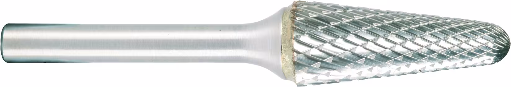 Hardmetalen frees, vorm L ronde kegel, conisch 8° d1 3,0 mm, schacht d. 3,0 mm kruisvertanding van PROJAHN Vorm L - ronde kegel conische hardmetalen stiftfrezen, boren, art.nr. 701263030