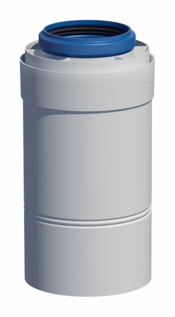 CB AZC adapter voor dakdoorvoer D 80/125 uit de categorie kunststof uitlaatsystemen met art.nr. 761314
