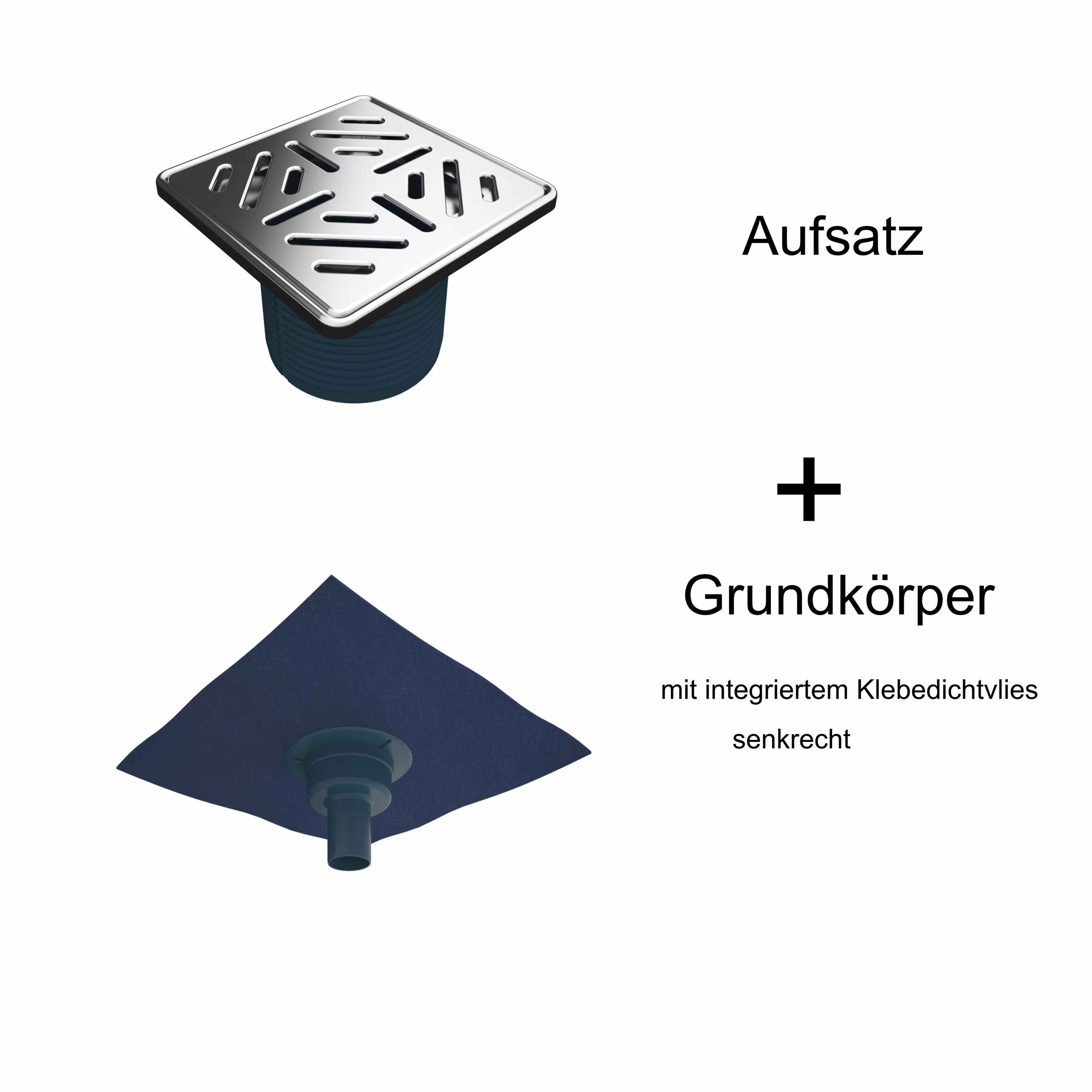 MERT basisbody flens, 70 Ø mm horizontaal