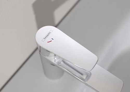 Hansgrohe ééngreeps wastafelmengkraan 110 TALIS E Nominale diameter 15 CoolStart met G 1 1/4 inch chromen mengkranenset