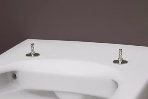 Duravit ME by Starck wandcloset, randloos, Durafix inbouwspoel, wit, inclusief closetzitting met soft-close mechanisme