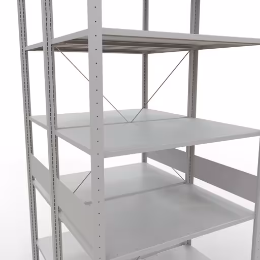 Extra afbeelding van het artikel Basisplank, dubbele plank, plankinsteeksysteem MULTIplus150, 3000 x 1000 x (2x1200) mm, 2x7 planken, RAL 7035 lichtgrijs uit dubbele planken