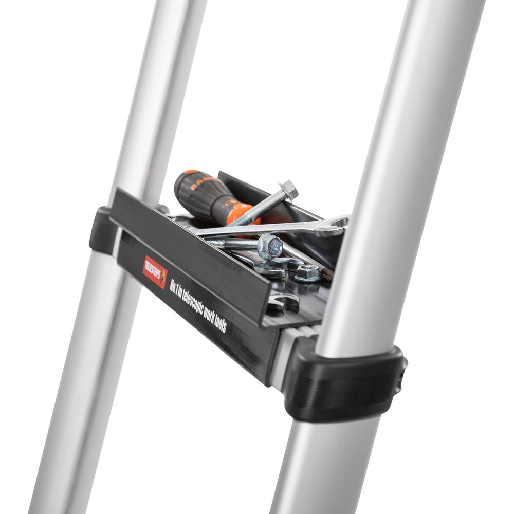 Munk gereedschapsbak voor telescopische ladder met ovale ladderboom