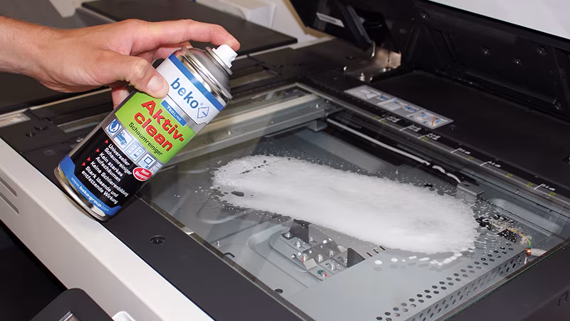 TecLine Aktivclean 400 ml schuimreiniger Computerausrüstung, Person, Maschine, Laptop