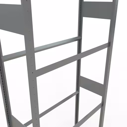 Figuur nr. 12 van het artikel basisrek, wielen-/bandenrek, 4500 x 1000 x 400 mm, verzinkt, 6 opslagniveaus met 150 kg vakbelasting per niveau uit de productgroep legbordstellingen van Schulte Lagertechnik